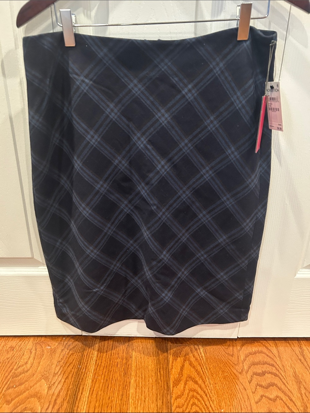 Vince Camuto Plaid Pencil Skirt